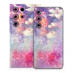 Sketch Flowers Lily Samsung Galaxy S24 Series Skin