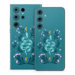 Snake and Flowers Samsung Galaxy S24 Series Skin