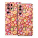 Flowers Squished Samsung Galaxy S24 Series Skin