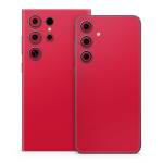 Solid State Red Samsung Galaxy S24 Series Skin