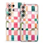 Watercolor Squares Samsung Galaxy S24 Series Skin