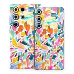 Watercolor Colorful Brushstrokes Samsung Galaxy S24 Series Skin