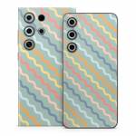 Wavy Diagonal Lines Samsung Galaxy S24 Series Skin