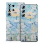 White & Blue Samsung Galaxy S24 Series Skin