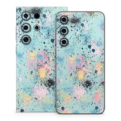 Abstract Ink Splatter Samsung Galaxy S24 Series Skin