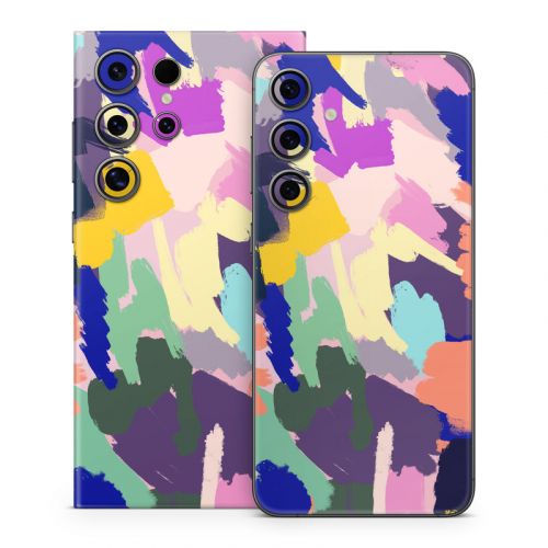 Abstract Scratches Samsung Galaxy S24 Series Skin