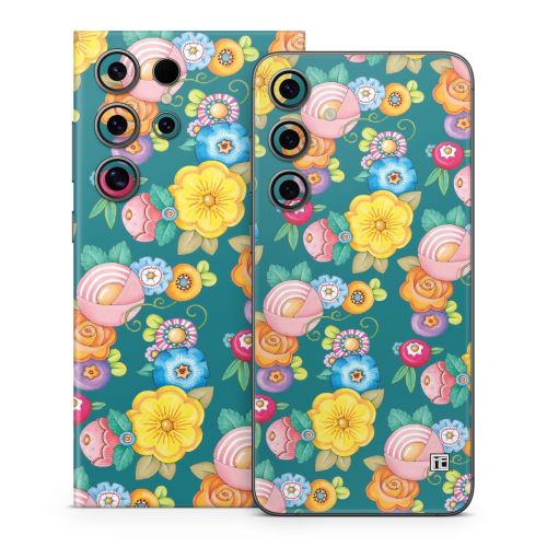Act Right Flowers Samsung Galaxy S24 Series Skin