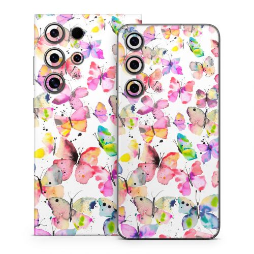 Artistic Butterflies Samsung Galaxy S24 Series Skin