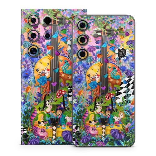 Alice's Wonderland Tea Party Samsung Galaxy S24 Series Skin