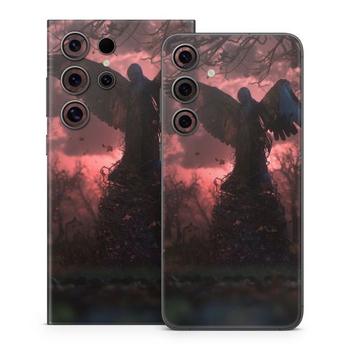 Black Angel Samsung Galaxy S24 Series Skin