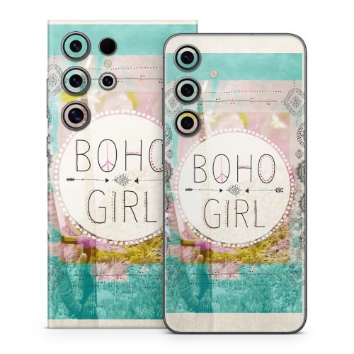 Boho Girl Samsung Galaxy S24 Series Skin