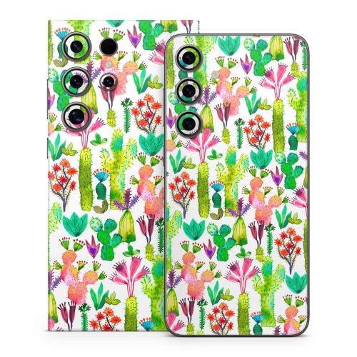 Cacti Garden Samsung Galaxy S24 Series Skin
