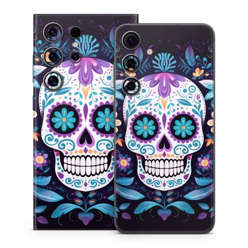 Calavera Azul Samsung Galaxy S24 Series Skin