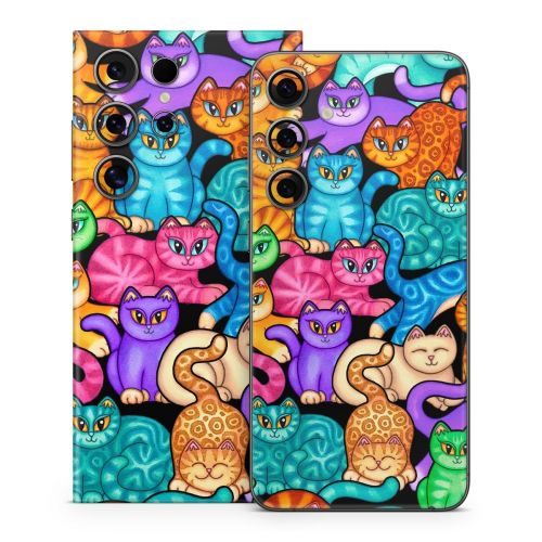 Colorful Kittens Samsung Galaxy S24 Series Skin