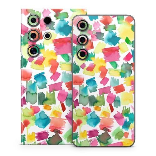 Colorful Strokes Samsung Galaxy S24 Series Skin