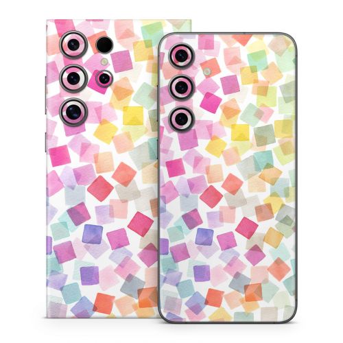 Confetti Squares Samsung Galaxy S24 Series Skin