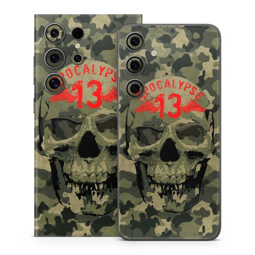 Camo Skull Samsung Galaxy S24 Series Skin