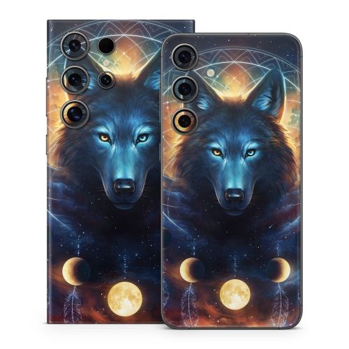 Dreamcatcher Wolf Samsung Galaxy S24 Series Skin
