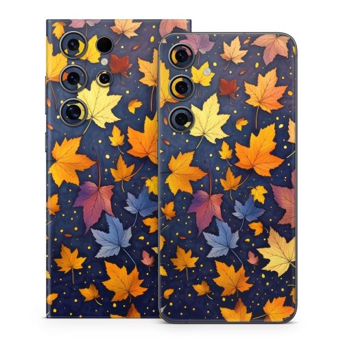 Falling Leaves Samsung Galaxy S24 Series Skin
