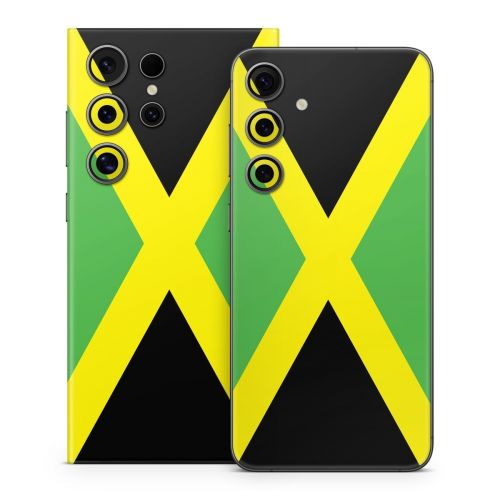 Jamaican Flag Samsung Galaxy S24 Series Skin