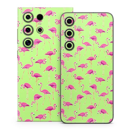 Flamingo Day Samsung Galaxy S24 Series Skin