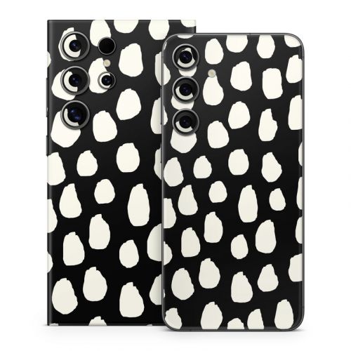 Inky Spots Black Samsung Galaxy S24 Series Skin