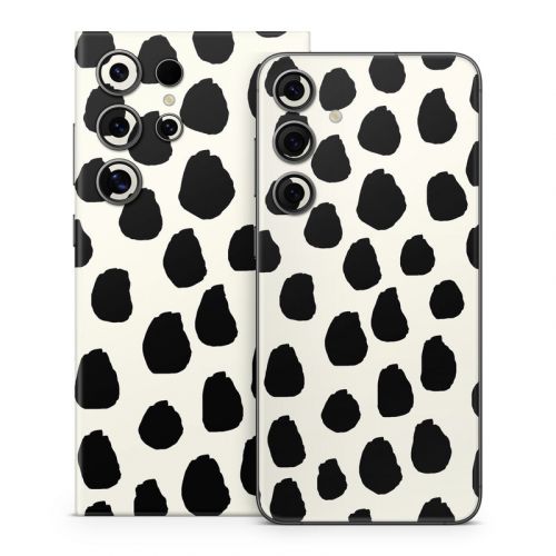 Inky Spots Cream Samsung Galaxy S24 Series Skin