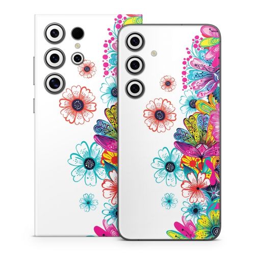 Intense Flowers Samsung Galaxy S24 Series Skin