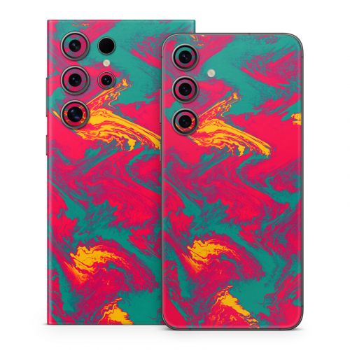 Lava Flow Samsung Galaxy S24 Series Skin