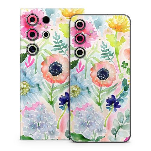 Loose Flowers Samsung Galaxy S24 Series Skin