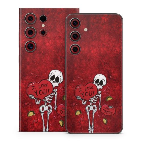 I Love You And Tacos Samsung Galaxy S24 Series Skin