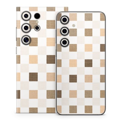 Neutral Checker Samsung Galaxy S24 Series Skin