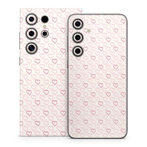 Patterned Hearts Samsung Galaxy S24 Series Skin