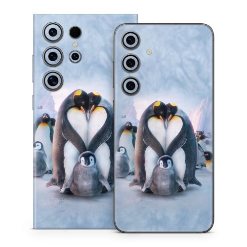 Penguin Heart Samsung Galaxy S24 Series Skin