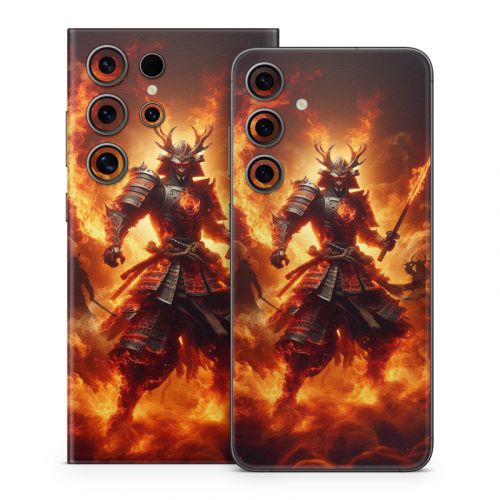 Samurai Fire Samsung Galaxy S24 Series Skin