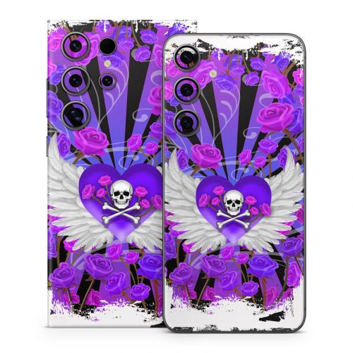 Skull and Roses Samsung Galaxy S24 Series Skin