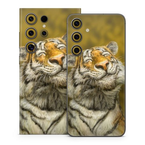 Smiling Tiger Samsung Galaxy S24 Series Skin