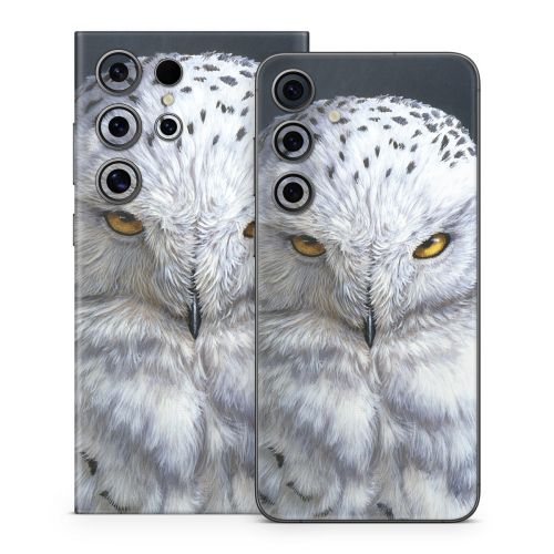Snowy Owl Samsung Galaxy S24 Series Skin