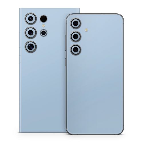 Solid State Blue Mist Samsung Galaxy S24 Series Skin