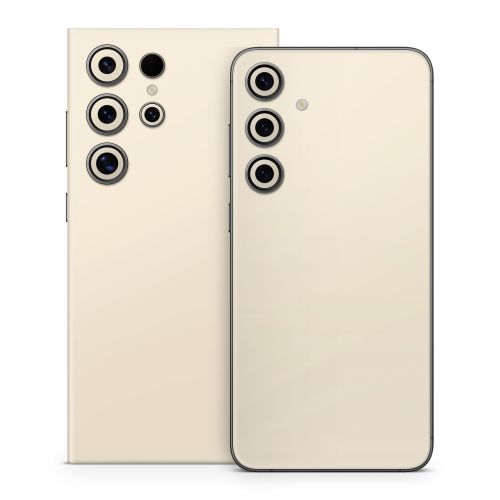Solid State Creme Samsung Galaxy S24 Series Skin