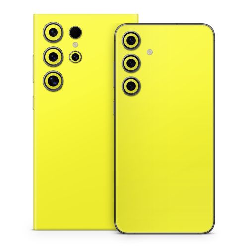 Solid State Lemon Samsung Galaxy S24 Series Skin