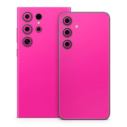 Solid State Malibu Pink Samsung Galaxy S24 Series Skin