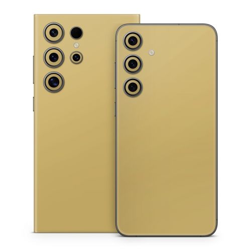 Solid State Mustard Samsung Galaxy S24 Series Skin