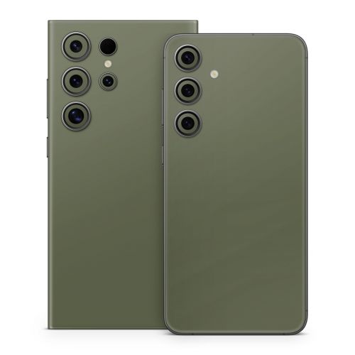 Solid State Olive Drab Samsung Galaxy S24 Series Skin