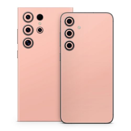 Solid State Peach Samsung Galaxy S24 Series Skin
