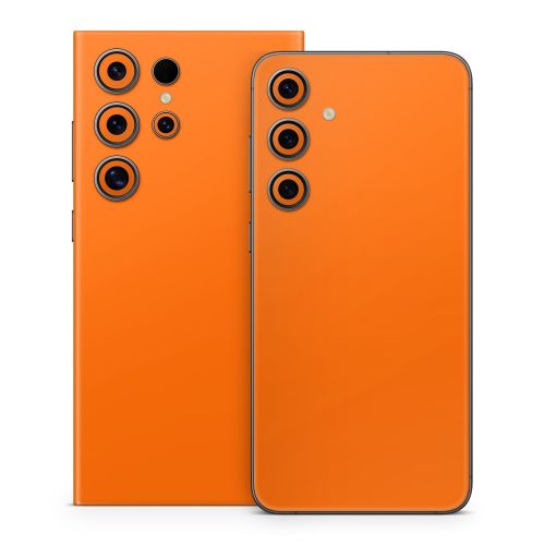 Solid State Pumpkin Samsung Galaxy S24 Series Skin