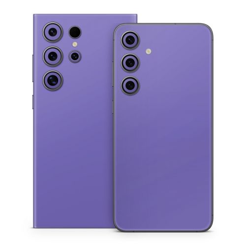Solid State Purple Samsung Galaxy S24 Series Skin