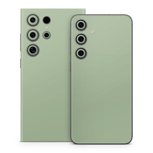 Solid State Sage Samsung Galaxy S24 Series Skin