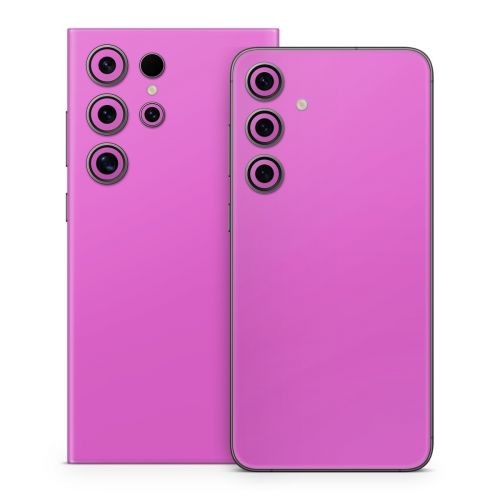 Solid State Vibrant Pink Samsung Galaxy S24 Series Skin