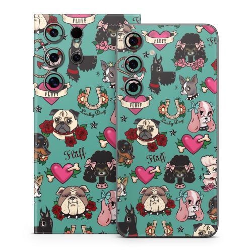 Tattoo Dogs Samsung Galaxy S24 Series Skin